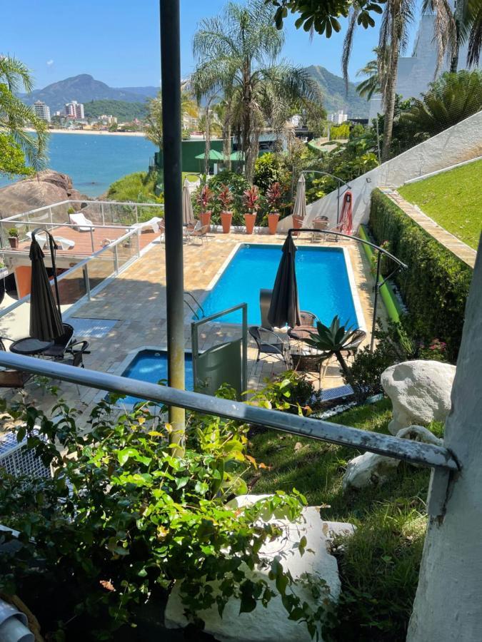 Апартаменты Linda Cobertura Duplex, Pe Na Areia,Vista Linda. Карагуататуба Экстерьер фото