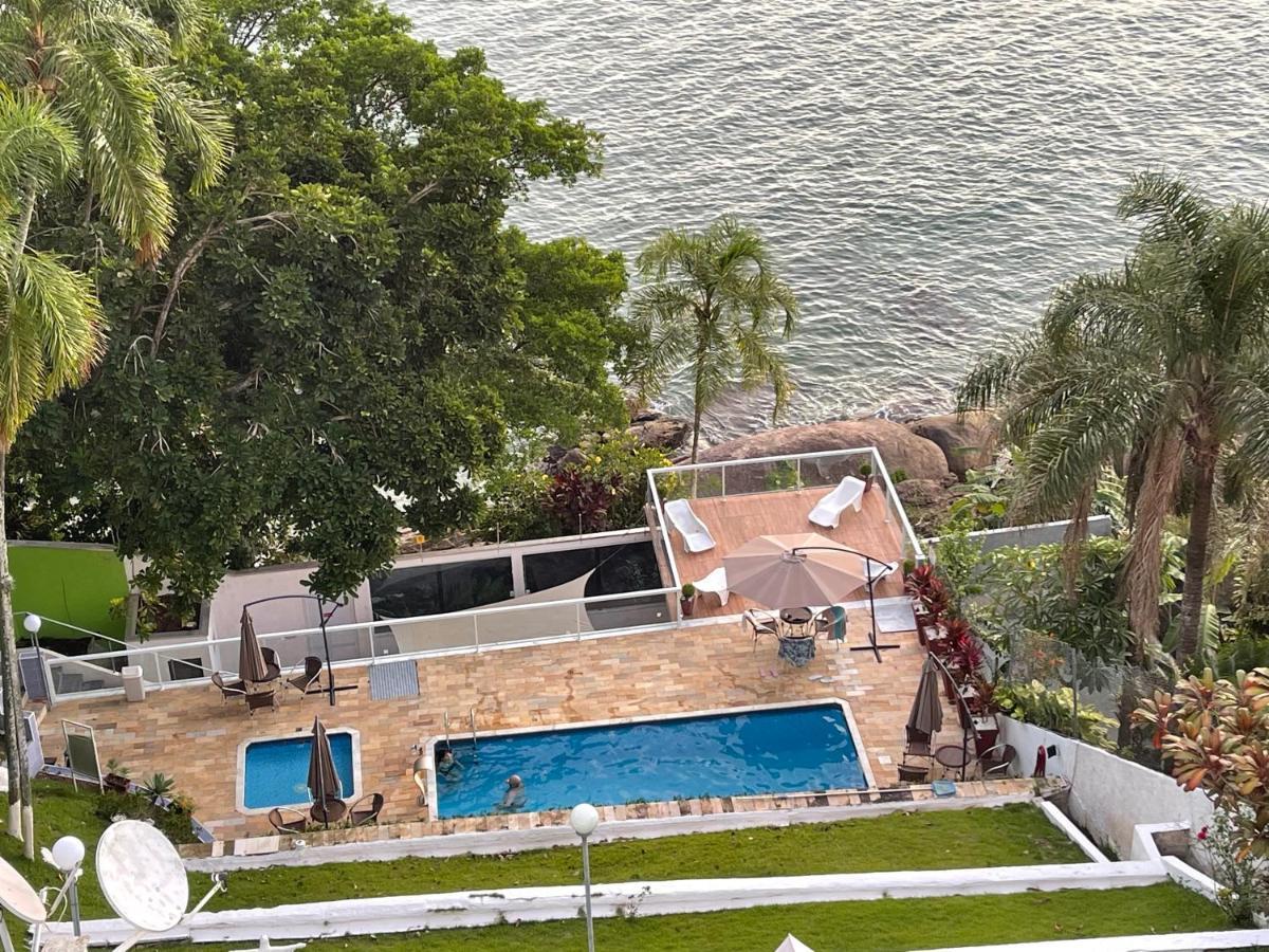 Апартаменты Linda Cobertura Duplex, Pe Na Areia,Vista Linda. Карагуататуба Экстерьер фото