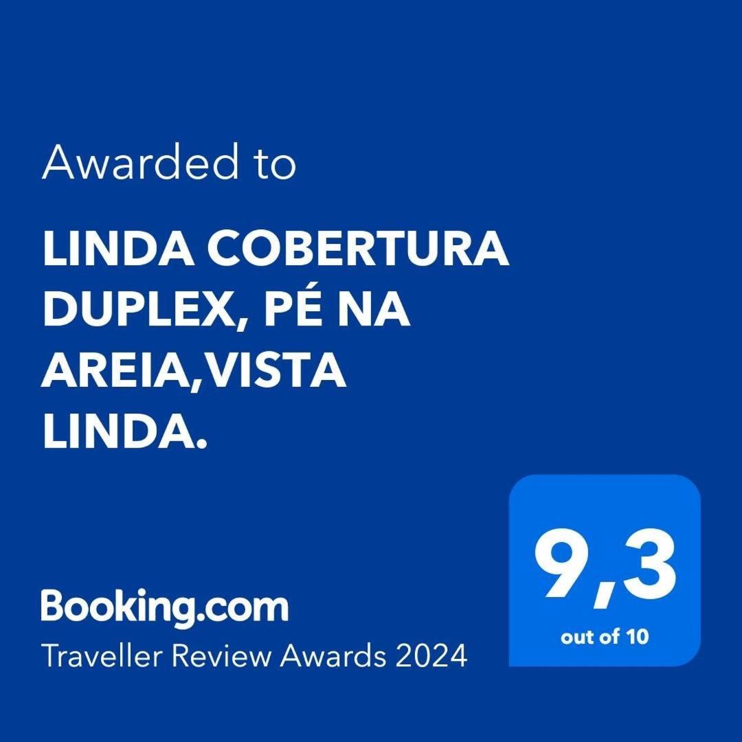 Апартаменты Linda Cobertura Duplex, Pe Na Areia,Vista Linda. Карагуататуба Экстерьер фото