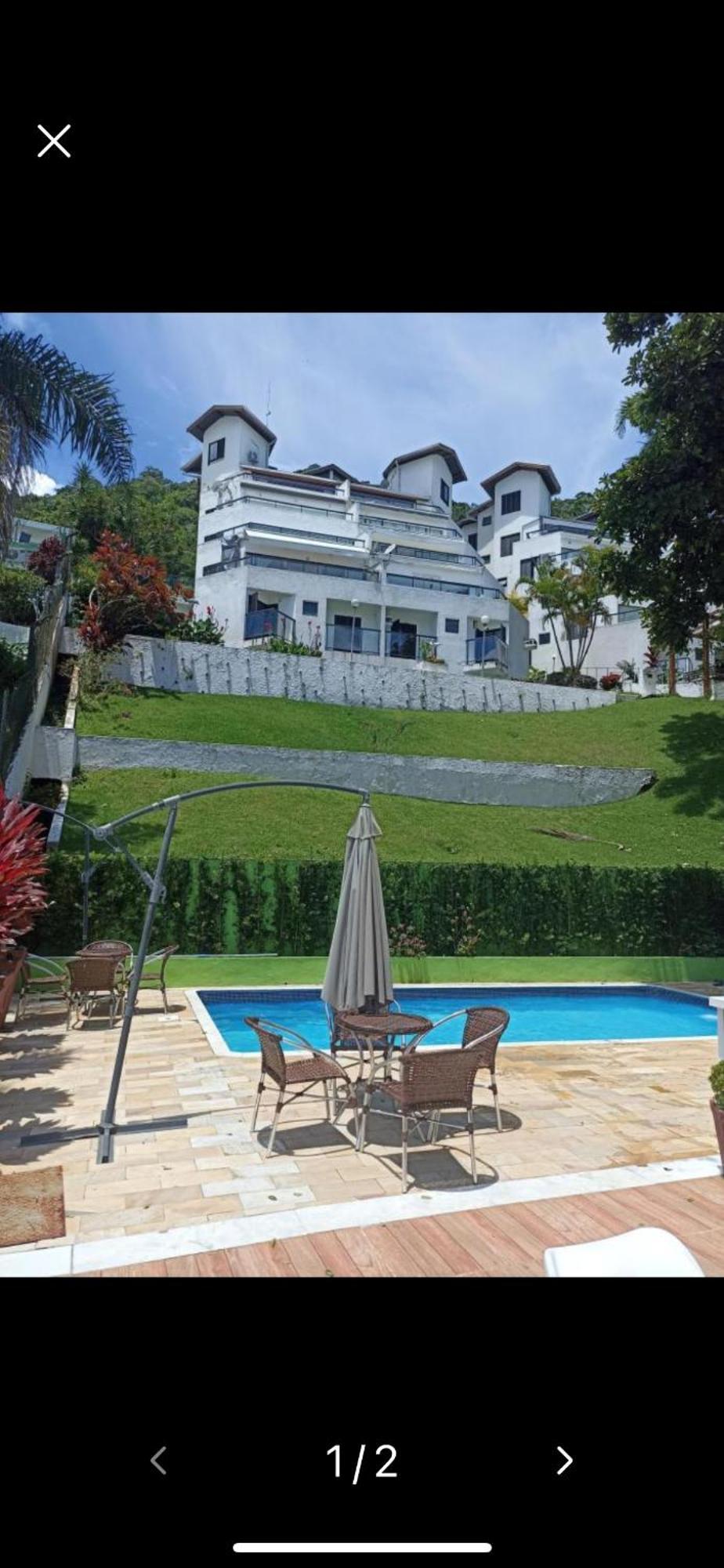 Апартаменты Linda Cobertura Duplex, Pe Na Areia,Vista Linda. Карагуататуба Экстерьер фото