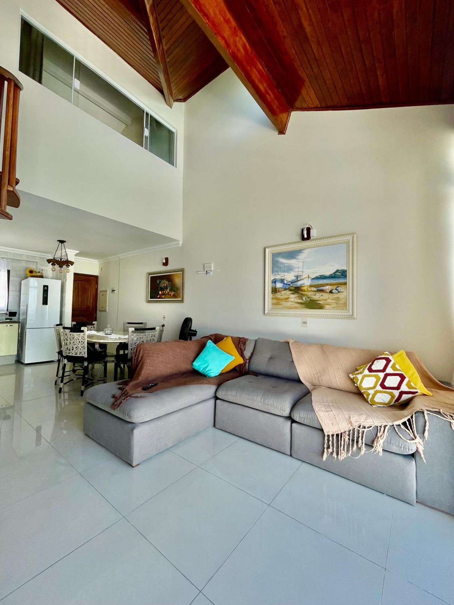 Апартаменты Linda Cobertura Duplex, Pe Na Areia,Vista Linda. Карагуататуба Экстерьер фото