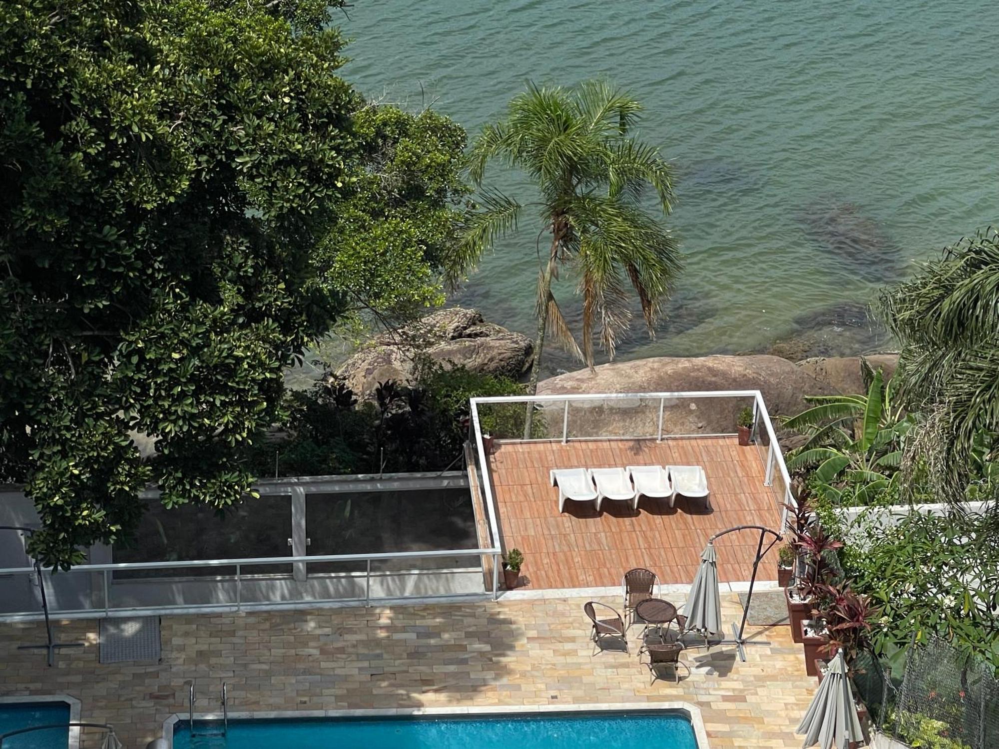Апартаменты Linda Cobertura Duplex, Pe Na Areia,Vista Linda. Карагуататуба Экстерьер фото